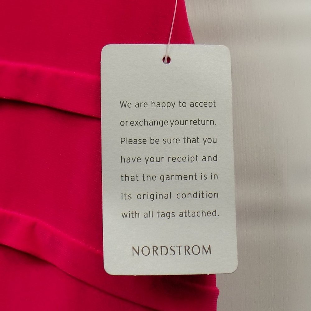 Adrianna Papell Asymmetrical Tuck Dress Size 6 NWT - Picture 5 of 11